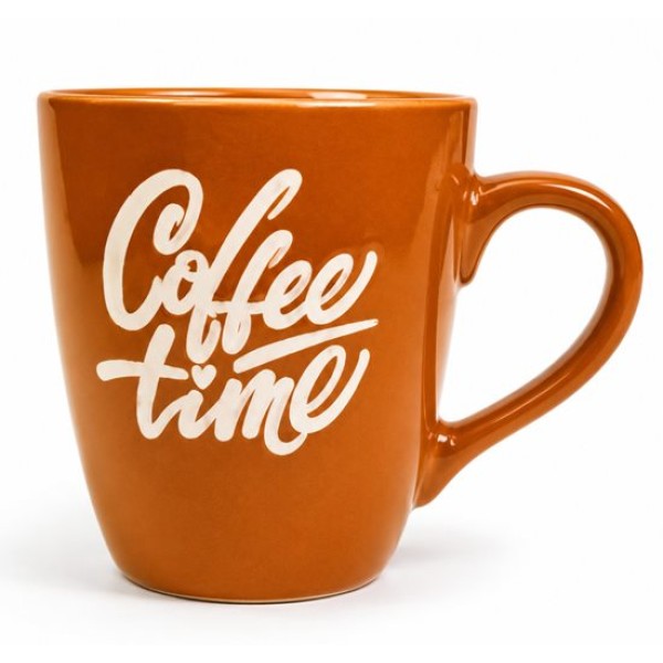 Чаша порцелан COFFEE TIME Ф7,5см Н8,5см