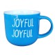 Чаша порцелан Ф9см Н9см JOYFUL /12 броя в кашон/