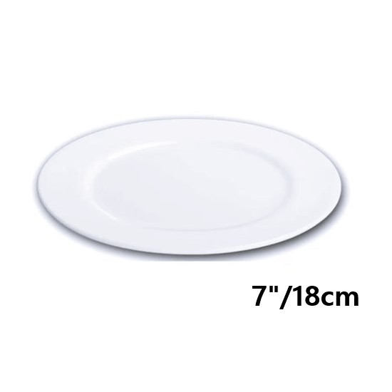 Чиния порцелан БЯЛА 7"/18см