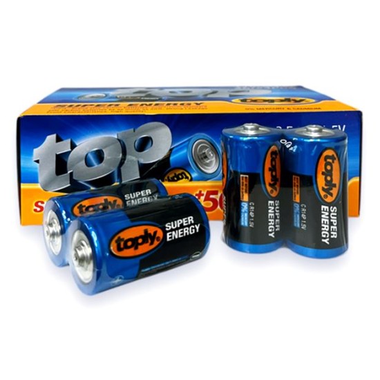 Батерия Toply R14 1.5 V/24 броя в кутия/