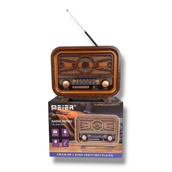 Радио тонколона MEIER MD-1301BT радио/bluetooth/usb/TF card/изход за микрофон