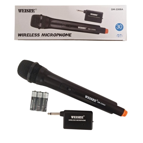 Микрофон безжичен 30m WEISRE №DM-3308A