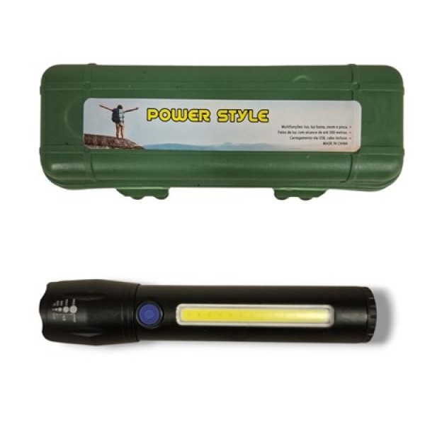Фенер 14см с USB зареждане №G62