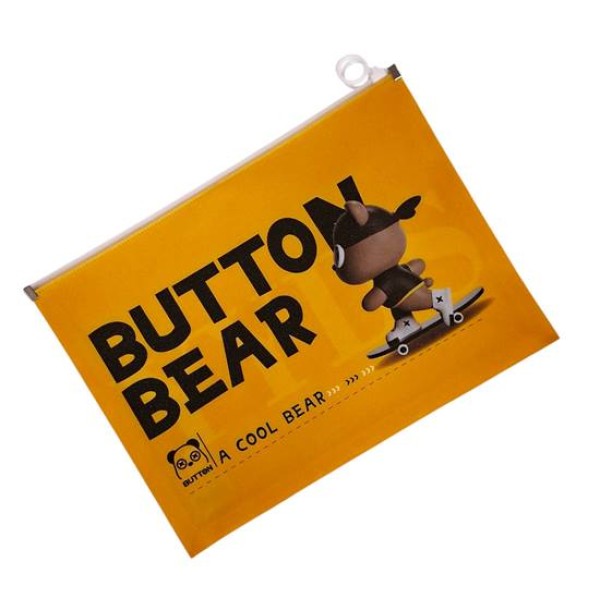 Папка за документи А4 с цип №LL-124 BEAR /12 броя в стек/