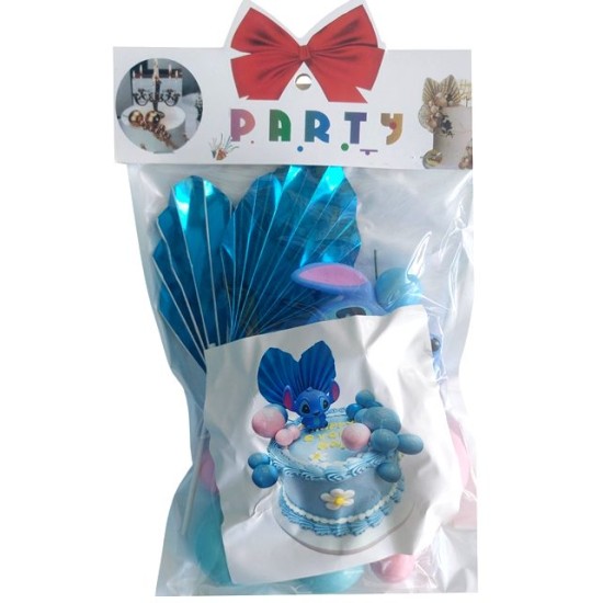 Комплект за торта HAPPY BIRTHDAY STITCH