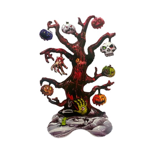 Украса HALLOWEEN фолиев балон 88см х 49см H131см ДЪРВОТО НА КОШМАРИТЕ