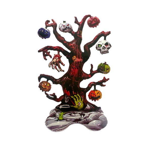 Украса HALLOWEEN фолиев балон 88см х 49см H131см ДЪРВОТО НА КОШМАРИТЕ