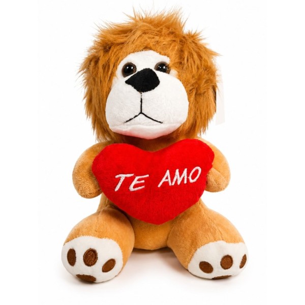 Плюшена играчка със сърце I LOVE YOU ЛЪВЧЕ H20см